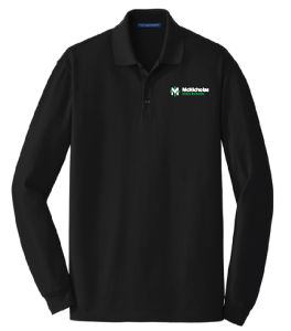 K8000LS-Uniform Pique Long Sleeve Polo - White
